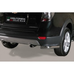 PROTECTION ANGLES DE PARE-CHOC INOX Ø 63 CHEVROLET CAPTIVA 2011- - accessoires 4X4 MISUTONIDA