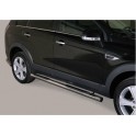 TUBES MARCHE PIEDS INOX Ø 76 CHEVROLET CAPTIVA 2011- - accessoires 4X4 MISUTONIDA