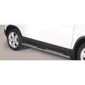 TUBES MARCHE PIEDS OVALE INOX DESIGN CHEVROLET TRAX 2013- accessoires 4x4 MISUTONIDA