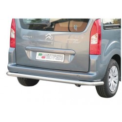 POTECTION ARRIERE INOX 63 CITROEN BERLINGO 2008- CE - accessoires 4X4 MISUTONIDA