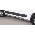 TUBES BAS DE CAISSE INOX 63 CITROEN JUMPER VERSION COURTE (L1) 2006- accessoires 4x4 MISUTONIDA