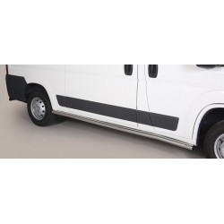 TUBES BAS DE CAISSE INOX 63 CITROEN JUMPER VERSION MOYENNE (L2) 2006- accessoires 4x4 MISUTONIDA