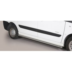 TUBES BAS DE CAISSE INOX 63 CITROEN JUMPY VERSION COURTE L1 2006- accessoires 4x4 MISUTONIDA