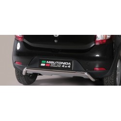 PARE CHOCS ARRIERE INOX 63 DACIA SANDERO STEPWAY 2013- CE accessoires 4x4 MISUTONIDA