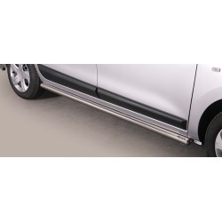 TUBES BAS DE CAISSE INOX 63 DACIA DOKKER 2012- accessoires 4x4 MISUTONIDA