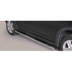 TUBES MARCHE PIEDS OVALE INOX DACIA SANDERO STEPWAY 2013- CE accessoires 4x4 MISUTONIDA