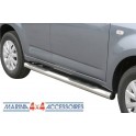 TUBES MARCHE PIEDS INOX Ø 76 DAIHATSU TERIOS 2006- - accessoires 4X4 MISUTONIDA