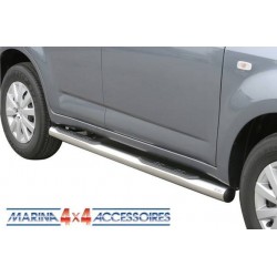 TUBES MARCHE PIEDS INOX Ø 76 DAIHATSU TERIOS 2006- - accessoires 4X4 MISUTONIDA