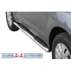 TUBES MARCHE PIEDS OVALE INOX DESIGN DAIHATSU TERIOS CX/SX 2009- accessoire 4X4 MARINA