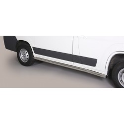 TUBES BAS DE CAISSE INOX 63 FIAT DUCATO VERSION COURTE (L1) 2006- accessoires 4x4 MISUTONIDA