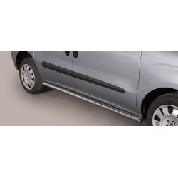 TUBES BAS DE CAISSE INOX 63 FIAT DOBLO 2010- accessoires 4x4 MISUTONIDA