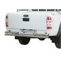 PARE CHOC ARRIERE DOUBLE TUBES INOX 63 FORD RANGER 2009- - accessoires 4X4 MISUTONIDA