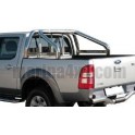 ROLL BAR INOX TRIPLE TUBES 76 FORD RANGER 2007- AVEC MARQUAGE