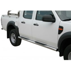 TUBES MARCHE PIEDS INOX 76 FORD RANGER 2009- - accessoires 4X4 MISUTONIDA