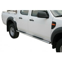 TUBES MARCHE PIEDS INOX 76 FORD RANGER 2009- - accessoires 4X4 MISUTONIDA