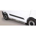 TUBES MARCHE PIEDS INOX 76 FORD TRANSIT CUSTOM VERSION COURTE 2013- (L1) - accessoires 4x4 MISUTONIDA