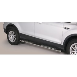 TUBES MARCHE PIEDS OVALE INOX DESIGN FORD KUGA 2013- CE accessoires 4x4 MISUTONIDA