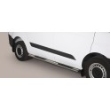 TUBES MARCHE PIEDS OVALE INOX FORD TRANSIT CUSTOM VERSION COURTE (L1) 2013- accessoires 4x4 MISUTONIDA