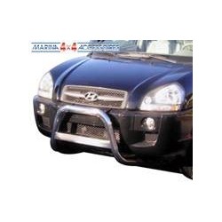 MEDIUM BAR INOX Ø 63 HYUNDAI TUCSON 2004- CE - accessoires 4X4 MISUTONIDA