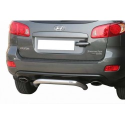 PARE CHOC ARRIERE INOX 76 HYUNDAI SANTA FE 2006- - accessoires 4X4 MISUTONIDA