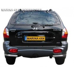 PROTECTION ANGLES DE PARE-CHOC INOX Ø 50 HYUNDAI SANTA FE ( X2 ) 2000- 2005 accessoire 4X4 MARINA