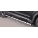 TUBES MARCHE PIEDS INOX 76 HYUNDAI SANTA 2012- accessoires 4x4