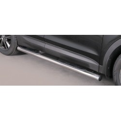 TUBES MARCHE PIEDS INOX 76 HYUNDAI SANTA 2012- accessoires 4x4