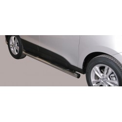 TUBES MARCHE PIEDS INOX 76 HYUNDAI IX35 2011- accessoires 4x4 MUSUTONIDA