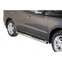 TUBES MARCHE PIEDS INOX Diam 76 HYUNDAI SANTA FE 5P 2010- - accessoires 4X4 MISUTONIDA