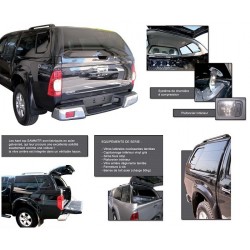 HARD TOP ACIER ISUZU DMAX XTRA CABINE 2012- NOIR COSMIC 523 - accessoires 4X4 MISUTONIDA