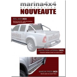 MARCHE PIEDS INOX MTC 76 ISUZU D-MAX - accessoires 4X4 MISUTONIDA