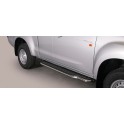 Marche pieds INOX 50 ISUZU DMAX SPACE CABINE 2012- - accessoires 4X4 MISUTONIDA