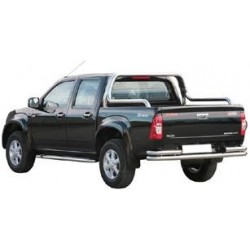 ROLL BAR INOX DOUBLE TUBE 63 ISUZU DMAX 2004- - accessoires 4X4 MISUTONIDA