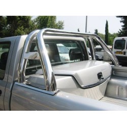 ROLL BAR INOX DOUBLE TUBE OVALE ISUZU D-MAX apres 2004- - accessoires 4X4 MISUTONIDA