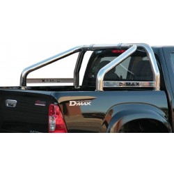 ROLL BAR INOX TRIPLE TUBES Ø 76 ISUZU DMAX 2004- AV MARQUAGE