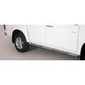 TUBES MARCHE PIEDS OVALE INOX DESIGN ISUZU DMAX DOUBLE CABINE 2012- SPACE CAB - accessoires 4X4 MISUTONIDA