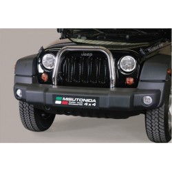 MEDIUM BAR INOX Ø 63 JEEP WRANGLER 5P 2011- - accessoires 4X4 MISUTONIDA