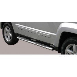 PARE CHOC ARRIERE INOX 76 JEEP CHEROKEE 2008- - accessoires 4X4 MISUTONIDA