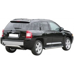 PARE CHOC ARRIERE INOX 76 JEEP COMPASS 2007- - accessoires 4X4 MISUTONIDA