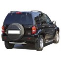 PARE CHOC ARRIERE INOX DIAM 63 JEEP CHEROKEE 2001-2007 - accessoires 4X4 MISUTONIDA