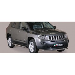 TUBE PROTECTION AVANT INOX 76 JEEP COMPASS 2011- - accessoires 4X4 MISUTONIDA