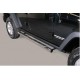 TUBES MARCHE PIEDS INOX Ø 76 JEEP WRANGLER 5P 2011- - accessoires 4X4 MISUTONIDA