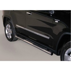 TUBES MARCHE PIEDS INOX 76 JEEP GRAND CHEROKEE 2011- - accessoires 4X4 MISUTONIDA