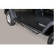 TUBES MARCHE PIEDS OVALE INOX Ø 76 JEEP WRANGLER 5P 2011- - accessoires 4X4 MISUTONIDA