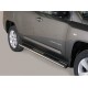 TUBES MARCHE PIEDS OVALE INOX DESIGN JEEP COMPASS 2011- - accessoires 4X4 MISUTONIDA