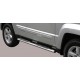 TUBES MARCHE PIEDS OVALE INOX Ø 76 JEEP CHEROKEE 2008- - accessoires 4X4 MISUTONIDA