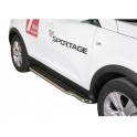 Marche pieds INOX 50 KIA SPORTAGE 2010- - accessoires 4X4 MISUTONIDA