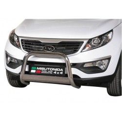 MEDIUM BAR INOX 63 KIA SPORTAGE 2010- CE accessoire 4X4 MARINA