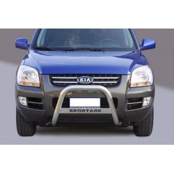 MEDIUM BAR INOX 63.5 KIA SPORTAGE 2004- - accessoires 4X4 MISUTONIDA