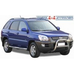 MEDIUM BAR INOX Ø 63 KIA SPORTAGE 2004- CE - accessoires 4X4 MISUTONIDA